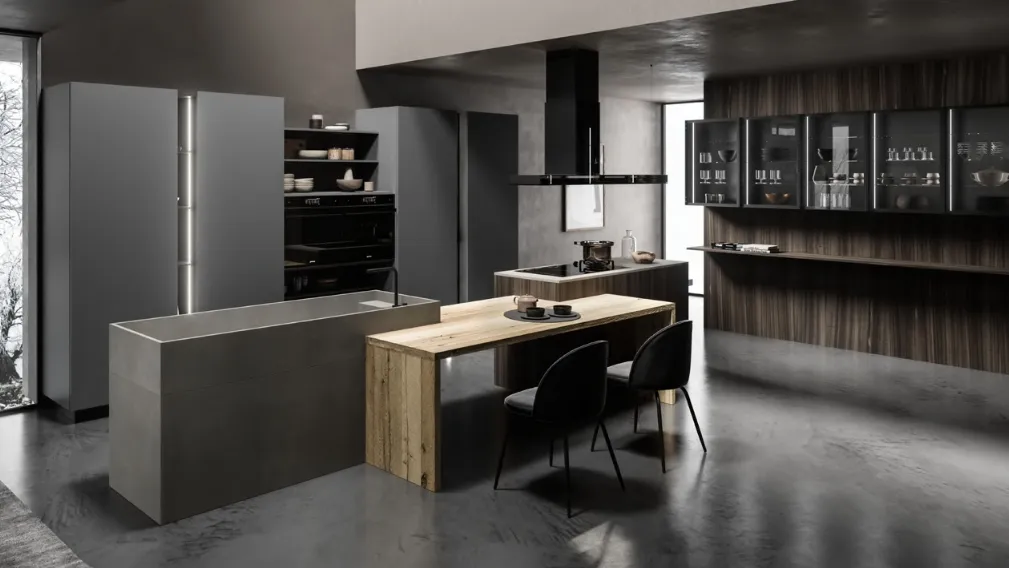 Cucina Design con isola Lab13 Kitchen 04 di Aran