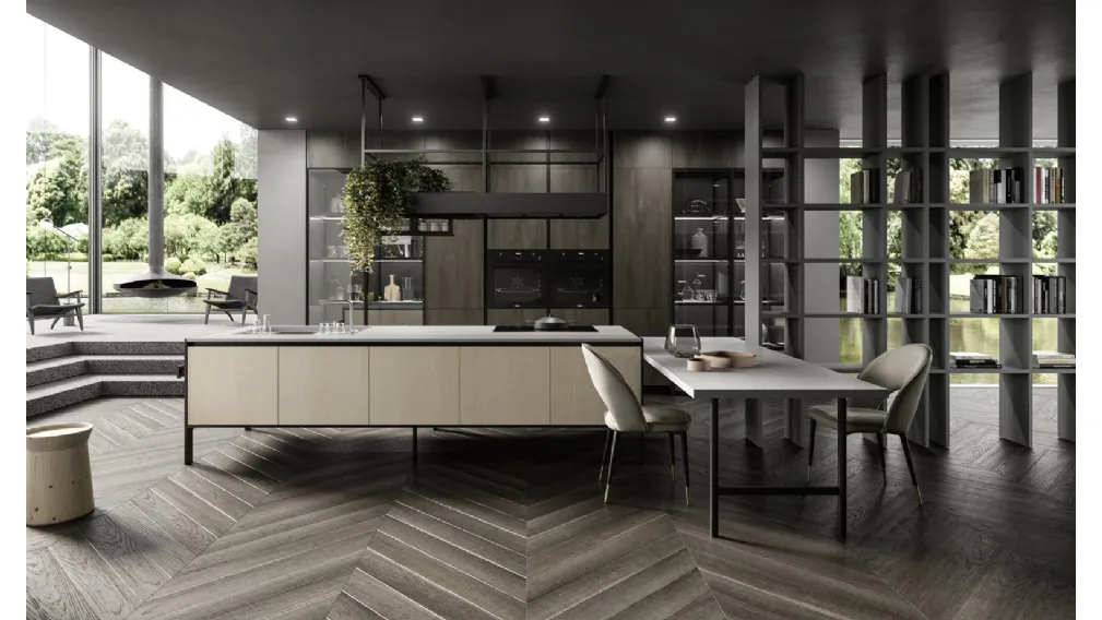 Cucina Design con isola Lab13 Kitchen 06 di Aran