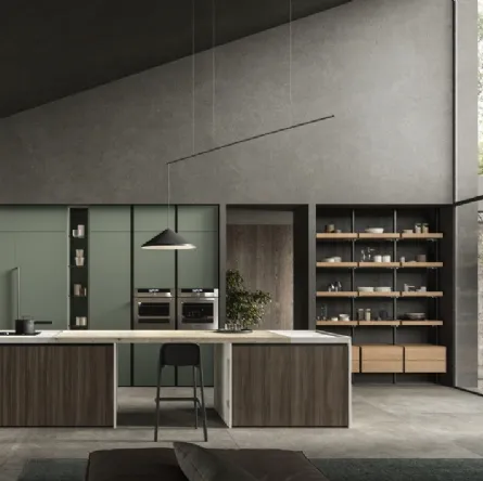 Cucina Design con isola Lab13 Kitchen 07 di Aran
