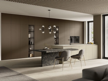 Cucina Moderna con penisola Angolo 37 05 di Colombini Kitchen
