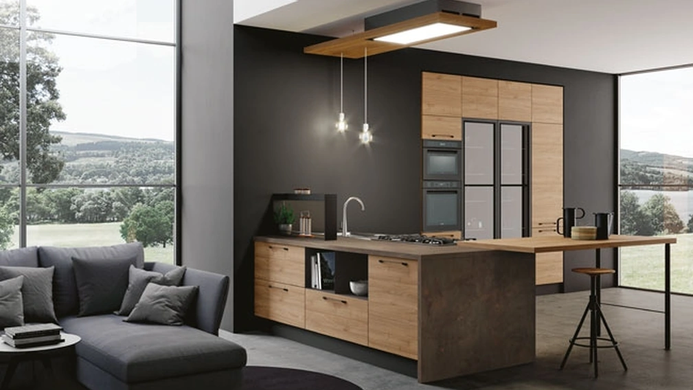 Cucina Moderna con penisola Capri di Imab