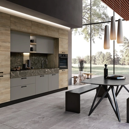 Cucina Moderna lineare Capri di Imab