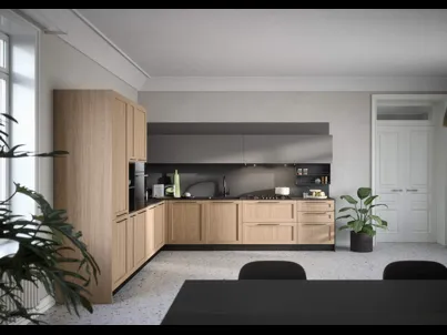 Cucina Moderna angolare Clio Composizione 01 di Prima Cucine