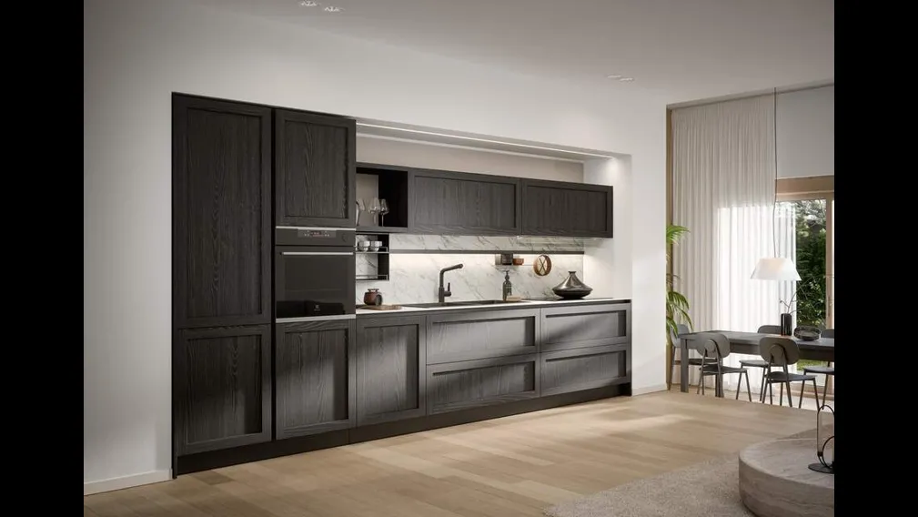 Cucina Moderna lineare Clio Composizione 04 di Prima Cucine