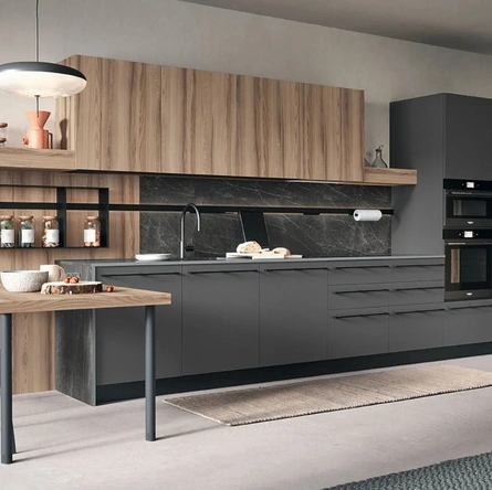 Cucina Moderna con penisola Colibrì 05 di Forma Cucine