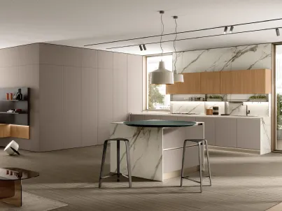 Cucina Moderna con isola Segno|Lungomare 04 di Colombini Casa Artec
