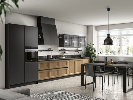 Cucina Moderna lineare Futura 13 di Colombini Casa Artec