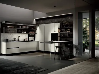 Cucina Moderna angolare Piana di Imab