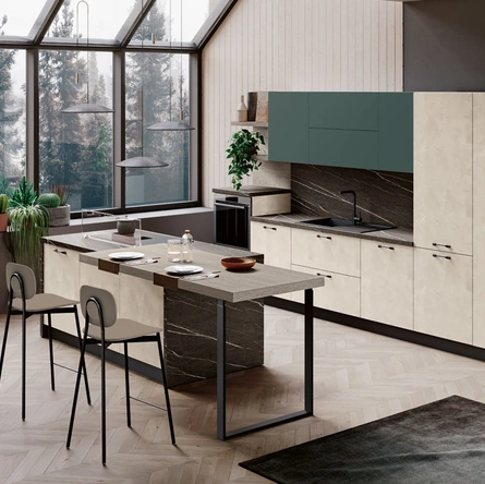Cucina Moderna con isola Ischia di Imab