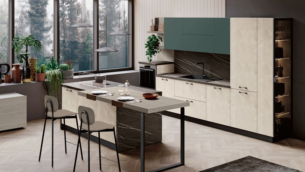 Cucina Moderna con isola Ischia di Imab