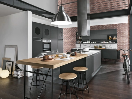 Cucina Moderna con isola Isla 01 di Colombini Casa Artec