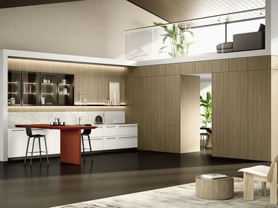 Cucina Moderna con penisola Lungomare 08 di Colombini Kitchen