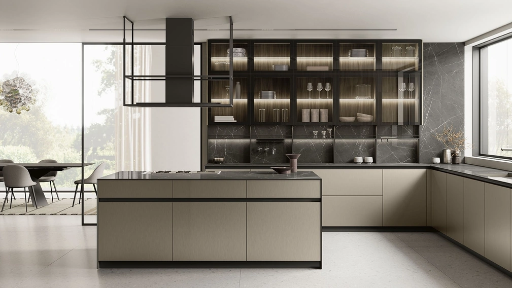 Cucina Moderna con isola Lungomare Plus 07 di Colombini Kitchen