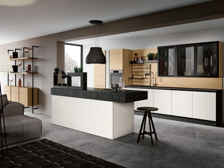 Cucina Moderna con isola Panarea di Imab