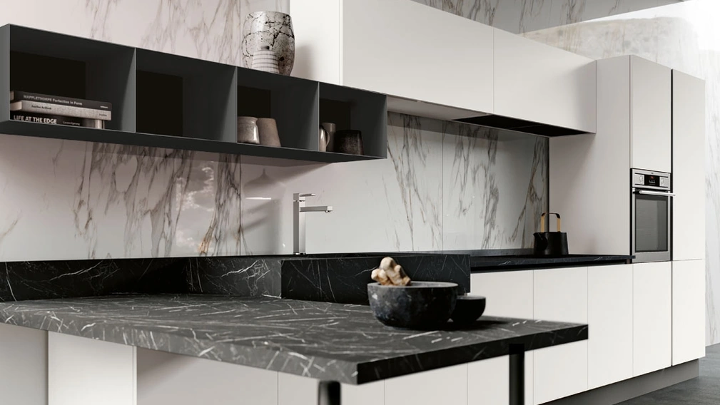 Cucina Moderna con penisola Panarea di Imab