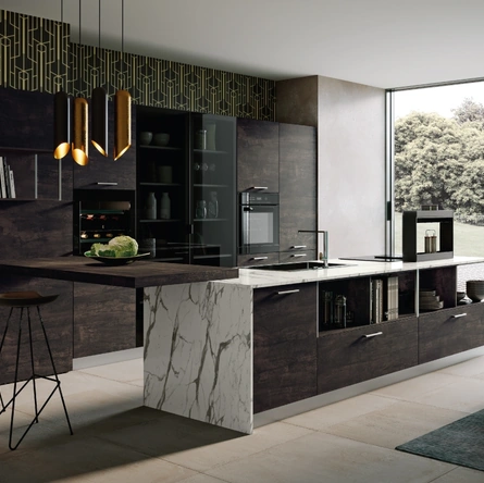 Cucina Moderna con penisola Piana di Imab