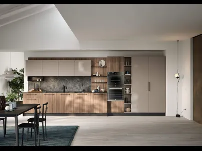 Cucina Moderna lineare Domino Composizione 01 di Prima Cucine