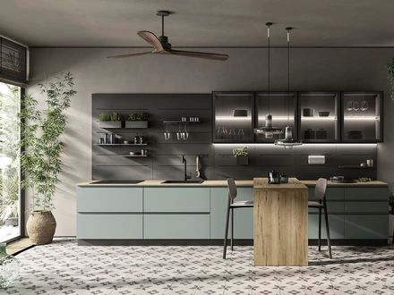 Cucina Moderna con penisola Pura 05 di Colombini Kitchen