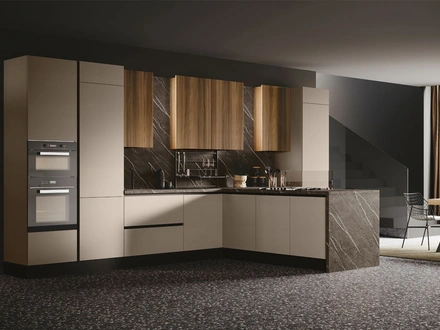 Cucina Moderna con penisola Tropea di Imab