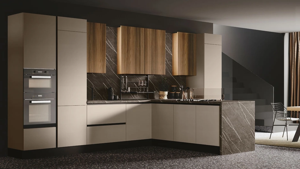 Cucina Moderna con penisola Tropea di Imab