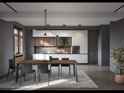 Cucina Moderna lineare Zoe Composizione 01 di Prima Cucine