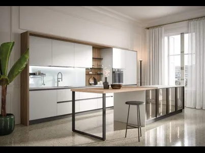 Cucina Moderna con isola Zoe Composizione 05 di Prima Cucine