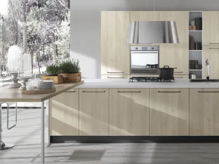 Cucina con isola Aurora di EVO Cucine