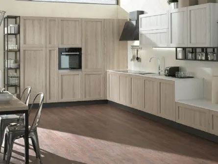 Cucina in linea Melissa in legno di Evo Cucine