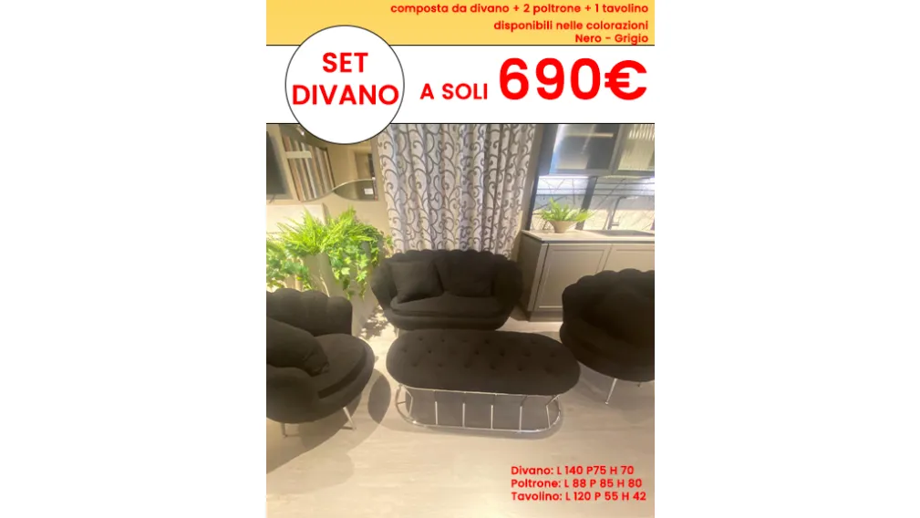 promo set salotto