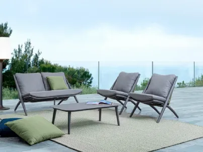 Divano da giardino Aloha in corda di Bizzotto