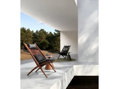 Poltroncina e Tavolino Aloha in tessuto e alluminio di Bizzotto