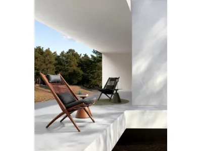 Poltroncina e Tavolino Aloha in tessuto e alluminio di Bizzotto
