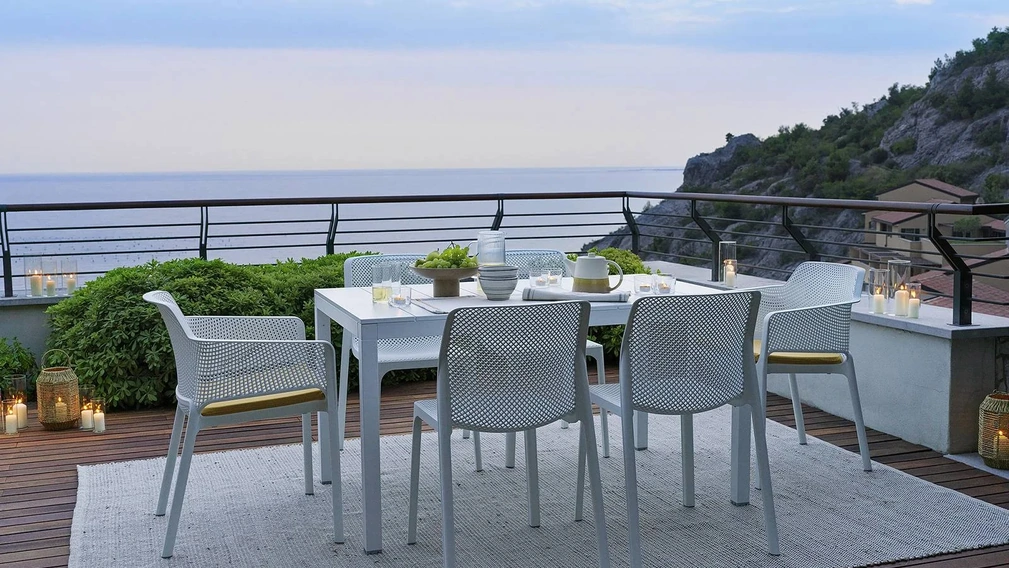 Sedia impilabile per esterni Bit di Nardi