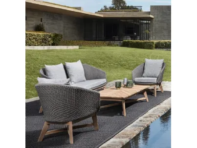 Divano da giardino Coachella in corda di Bizzotto