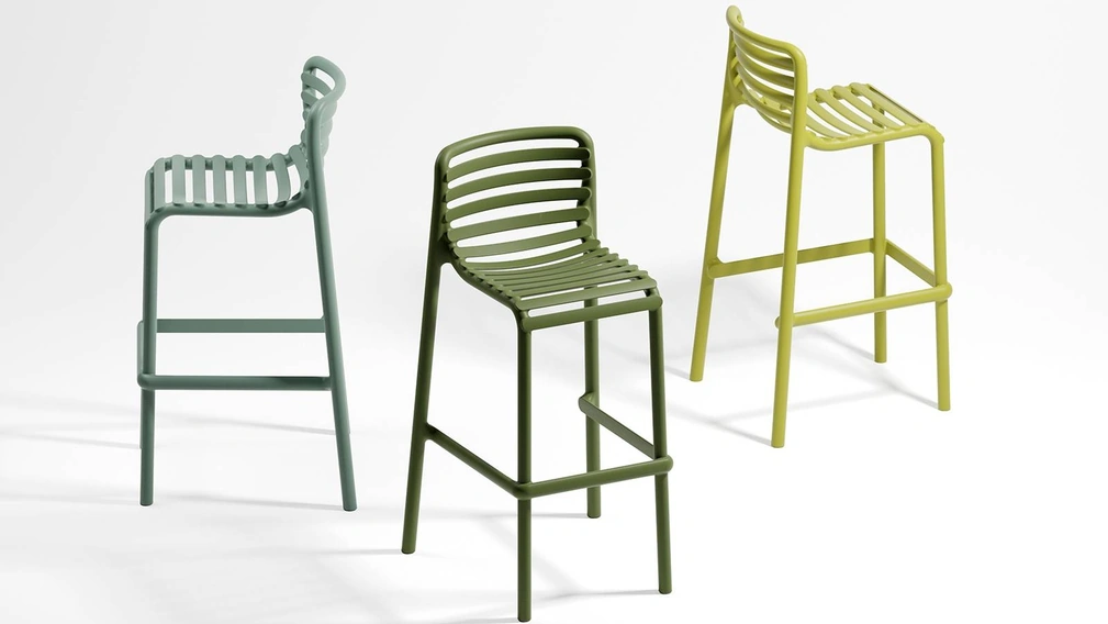 Sgabello da esterno in polipropilene Doga Stool di Nardi