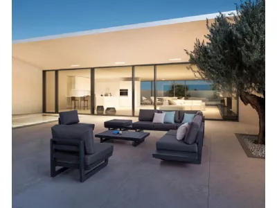 Arredo da esterno Infinity in alluminio e tessuto di Bizzotto