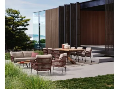 Tavolo Jersey in teak di Bizzotto