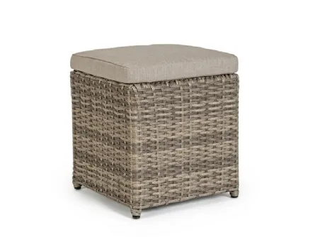 Pouf da giardino Kent in fibra sintetica di Bizzotto