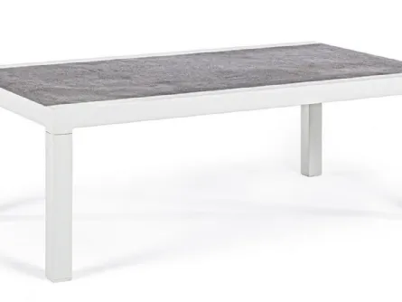 Tavolino da giardino Kledi con top in Ceramica di Bizzotto