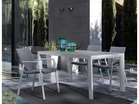Tavolo da giardino Mason con Top Ceramica di Bizzotto