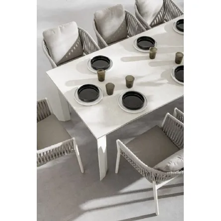 Tavolo Otavio in ceramica di Bizzotto