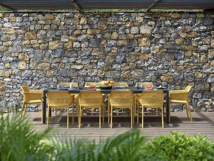 Tavolo per esterni in alluminio verniciato Rio Alu Extensible di Nardi