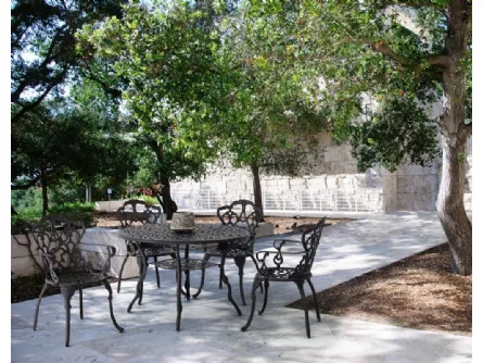 Tavolo da giardino con sedie modello Victoria Rotondo di Bizzotto
