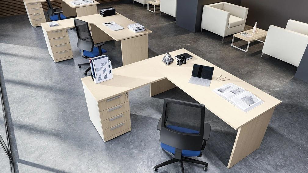 Scrivania Operativa Teko Panel di Colombini Office